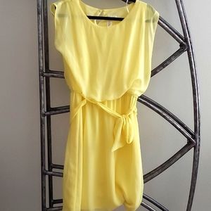 Spring yellow dress